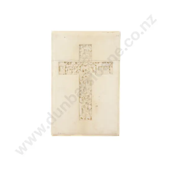 C19th Ivory Calling Card Case