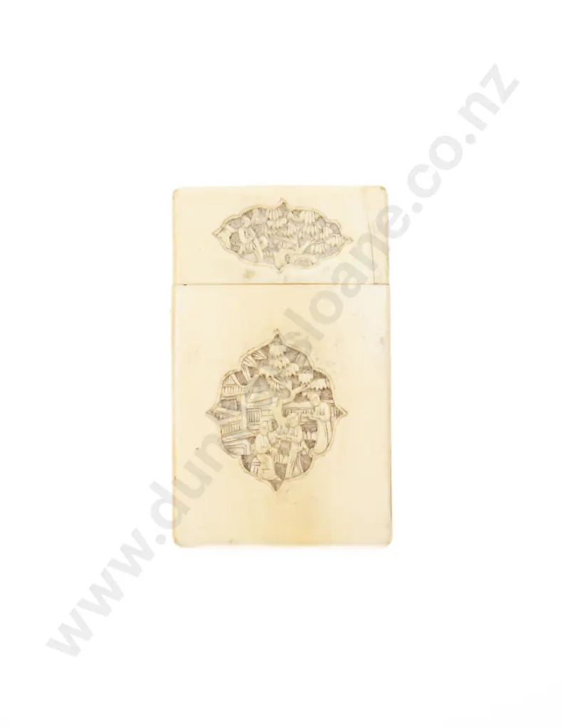 C19th Ivory Calling Card Case Image 1++