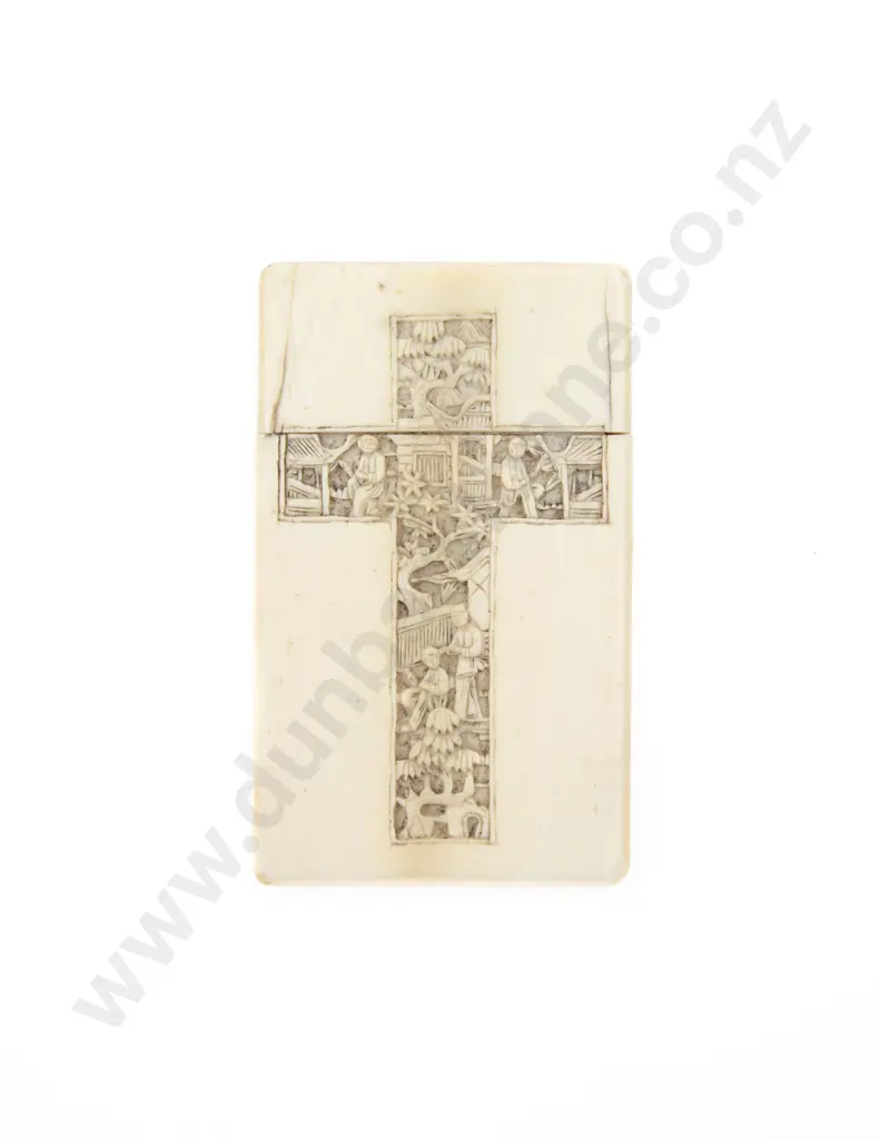C19th Ivory Calling Card Case Image 1++