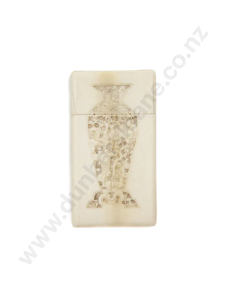 C19th Ivory Calling Card Case Image 1++