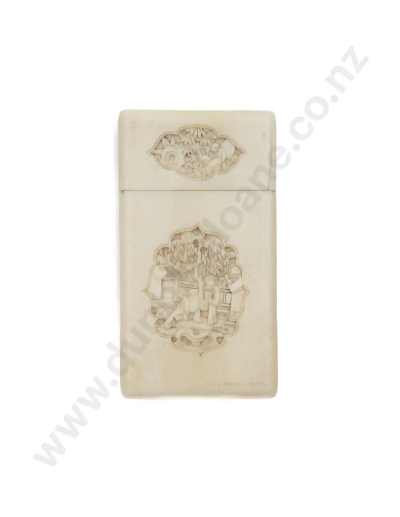 C19th Ivory Calling Card Case Image 1++