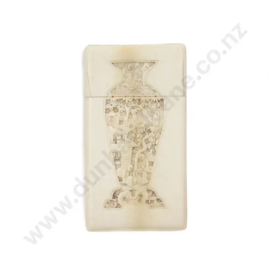 C19th Ivory Calling Card Case