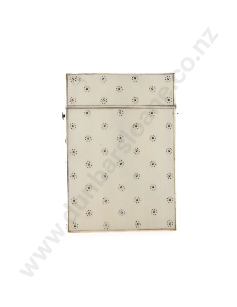 Victorian Ivory Calling Card Case Image 1++
