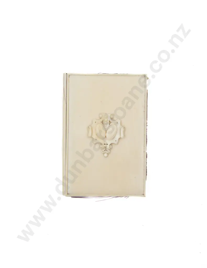 Victorian Ivory Cover Pocket Note Book Image 1++