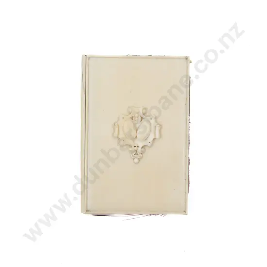Victorian Ivory Cover Pocket Note Book