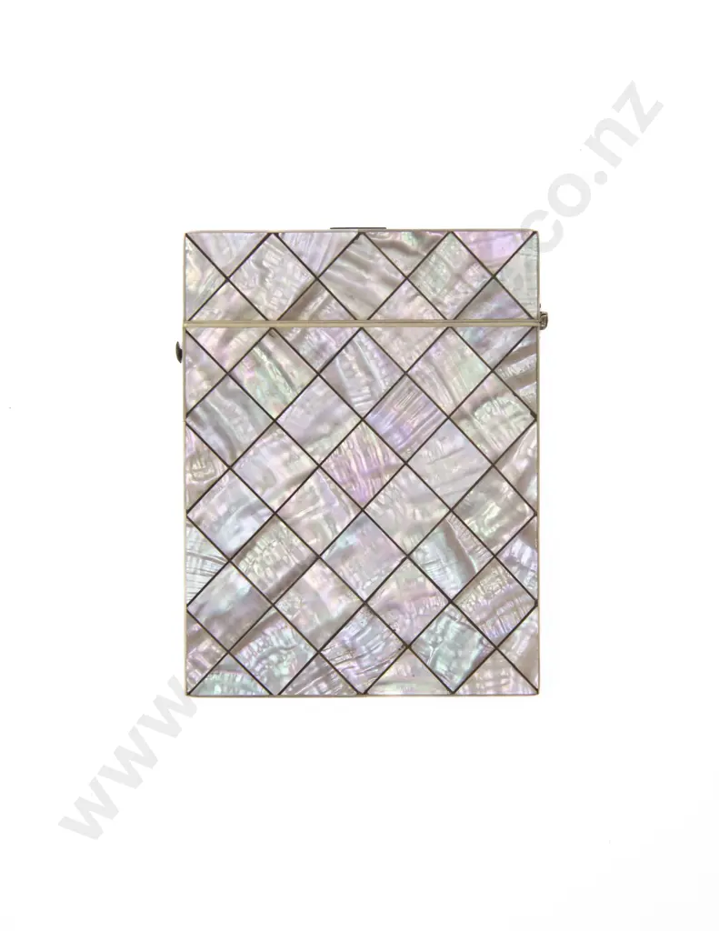Victorian MOP Calling Card Case Image 1++