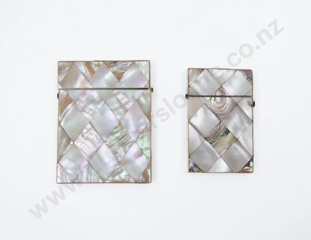 Victorian MOP Calling Card Cases Image 1++