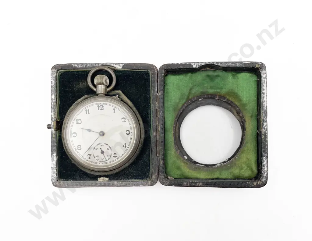 Edw VII S/S Pocket Watch Night Stand Case Image 1++