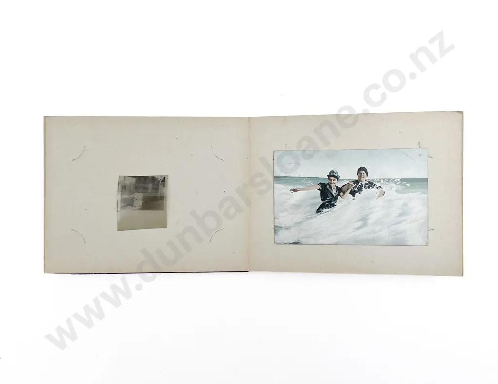 Early C20th Lacquered Postcard Album Image 1++
