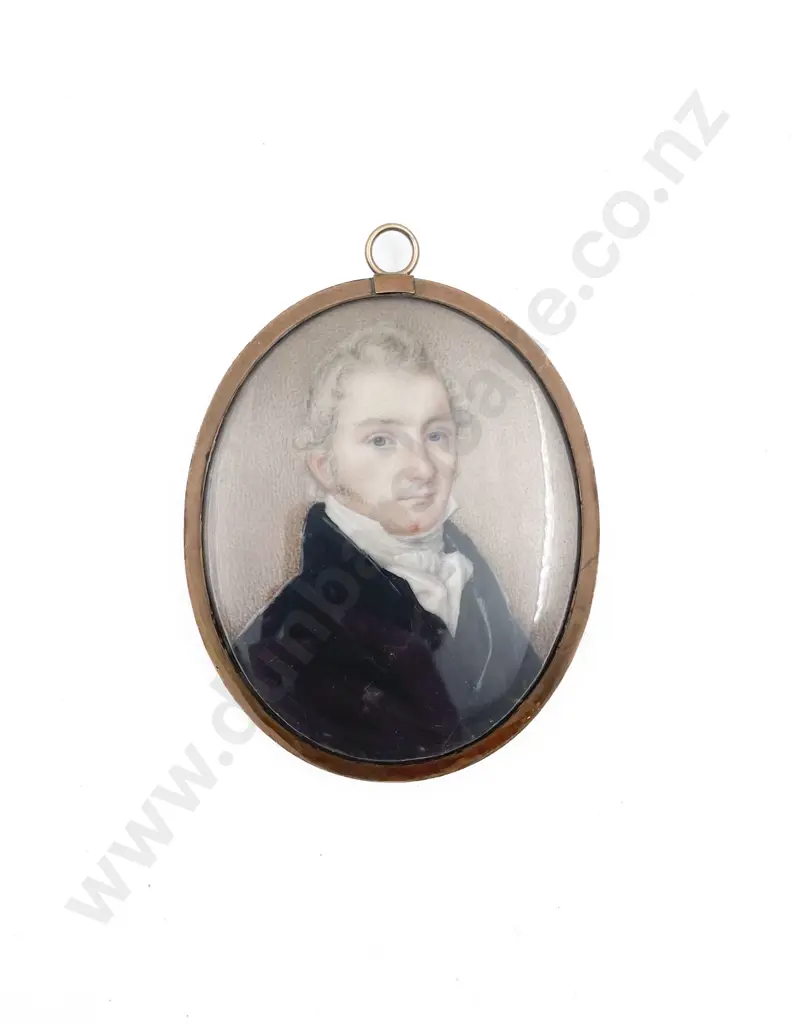 Late C18th Portrait Miniature of a Gentleman Image 1++