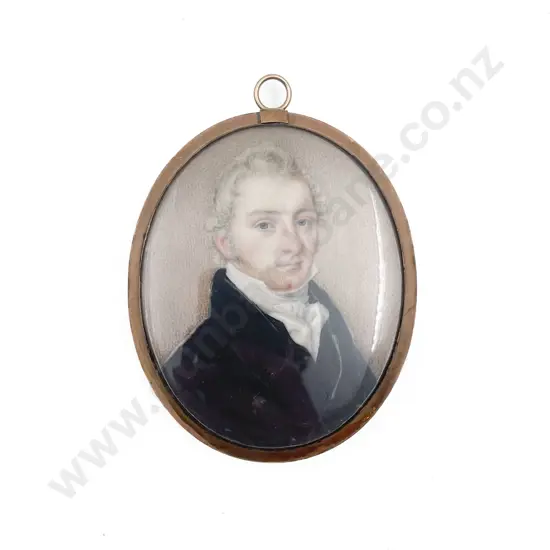Late C18th Portrait Miniature of a Gentleman