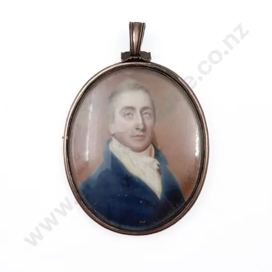Late C18th Portrait Miniature of Gentleman