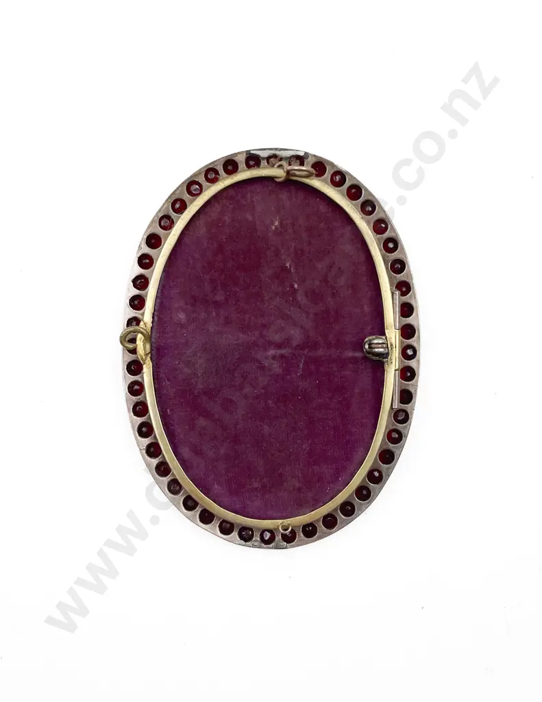 Early C19th Portrait Miniature of a Young Lady Image 1++