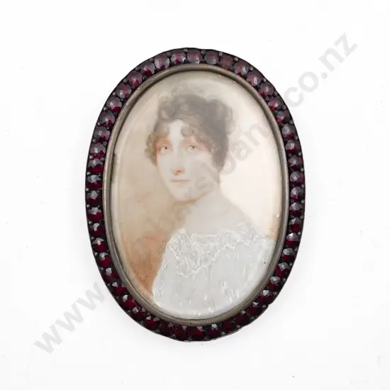 Early C19th Portrait Miniature of a Young Lady