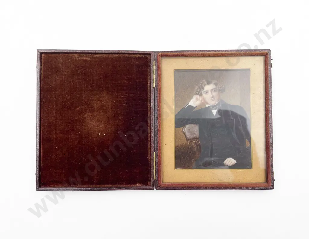 Early/Mid C19th Portrait Miniature of a Seated Gentleman Image 1++