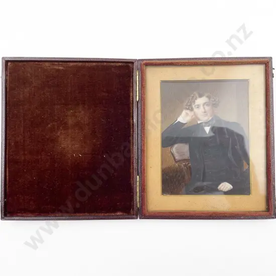 Early/Mid C19th Portrait Miniature of a Seated Gentleman