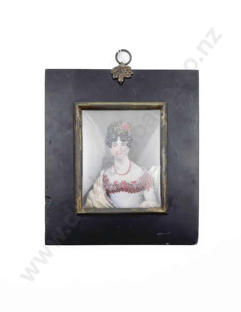 Early C19th Portrait Miniature of a Lady Image 1++
