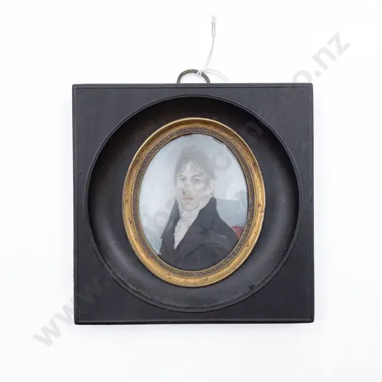 C18th Portrait Miniature of a Gentleman