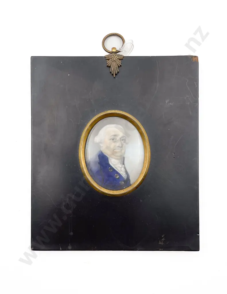Late C18th Portrait Miniature of a Gentleman Image 1++