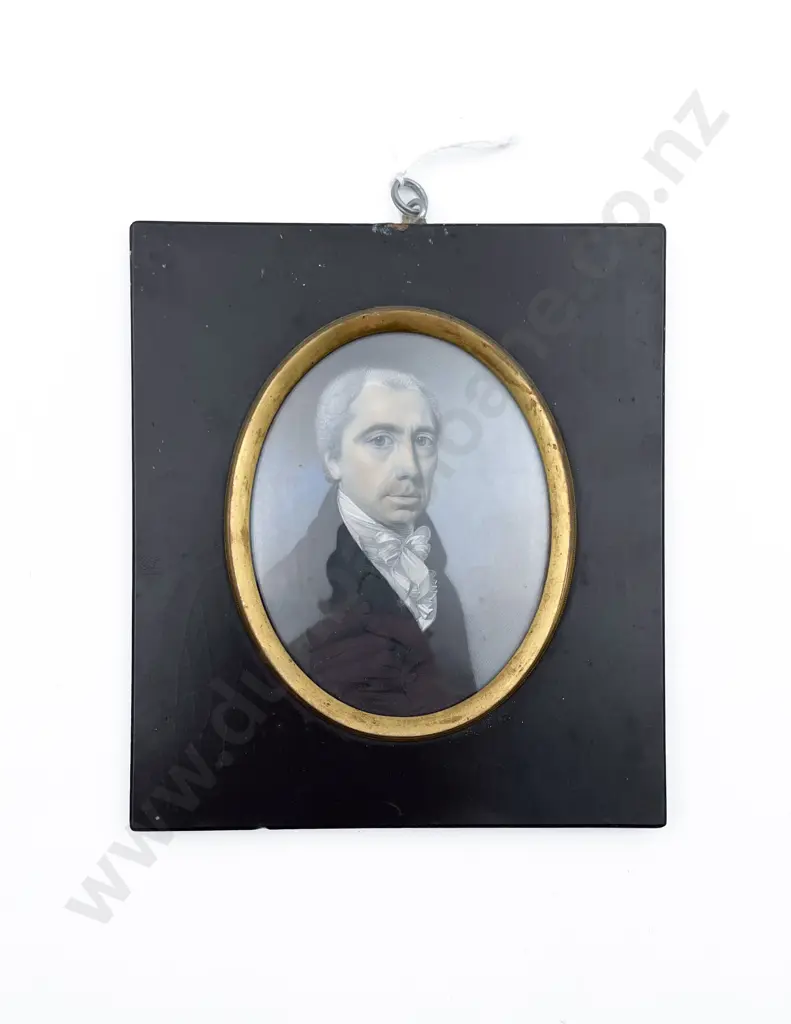 Late C18th Portrait Miniature of a Gentleman Image 1++