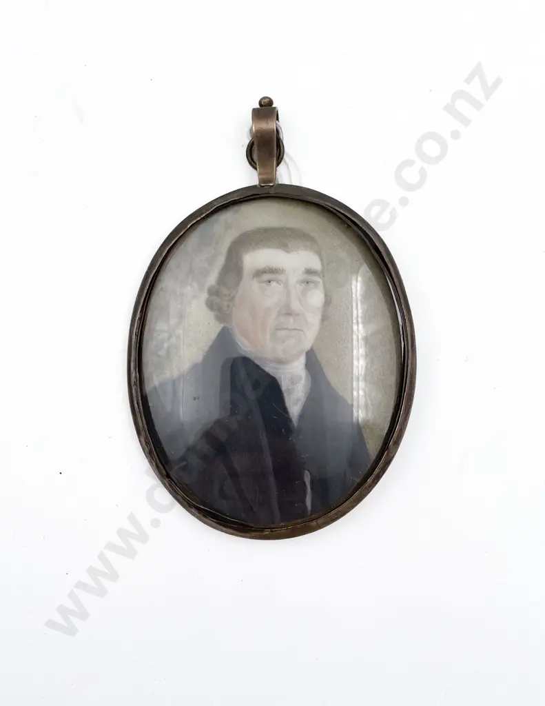 Late C18th/C19th Portrait Miniature of a Gentleman Image 1++