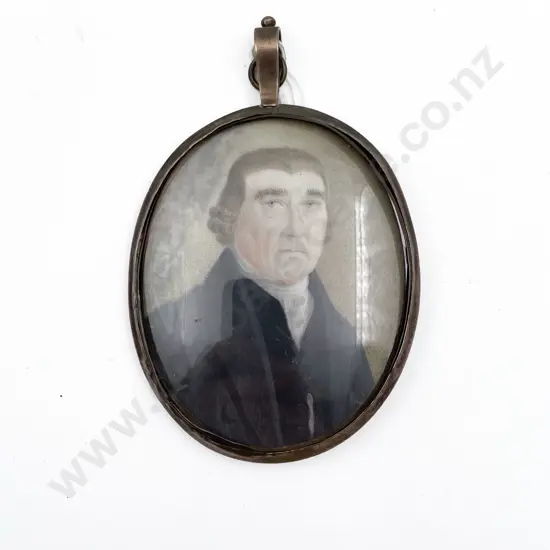 Late C18th/C19th Portrait Miniature of a Gentleman