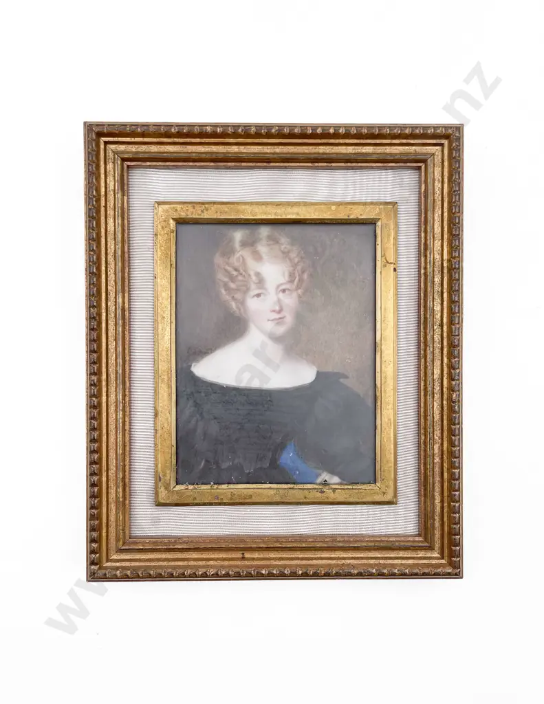Early C19th Portrait Miniature of a Lady Image 1++