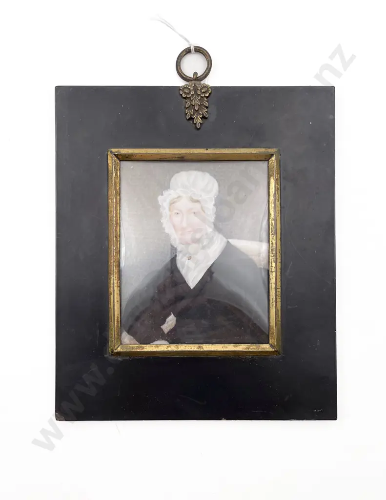 Early C19th Portrait Miniature of a Lady Image 1++