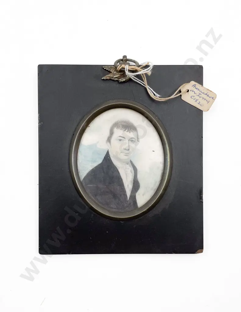 Late C18th Portrait Miniature of a Gentleman Image 1++