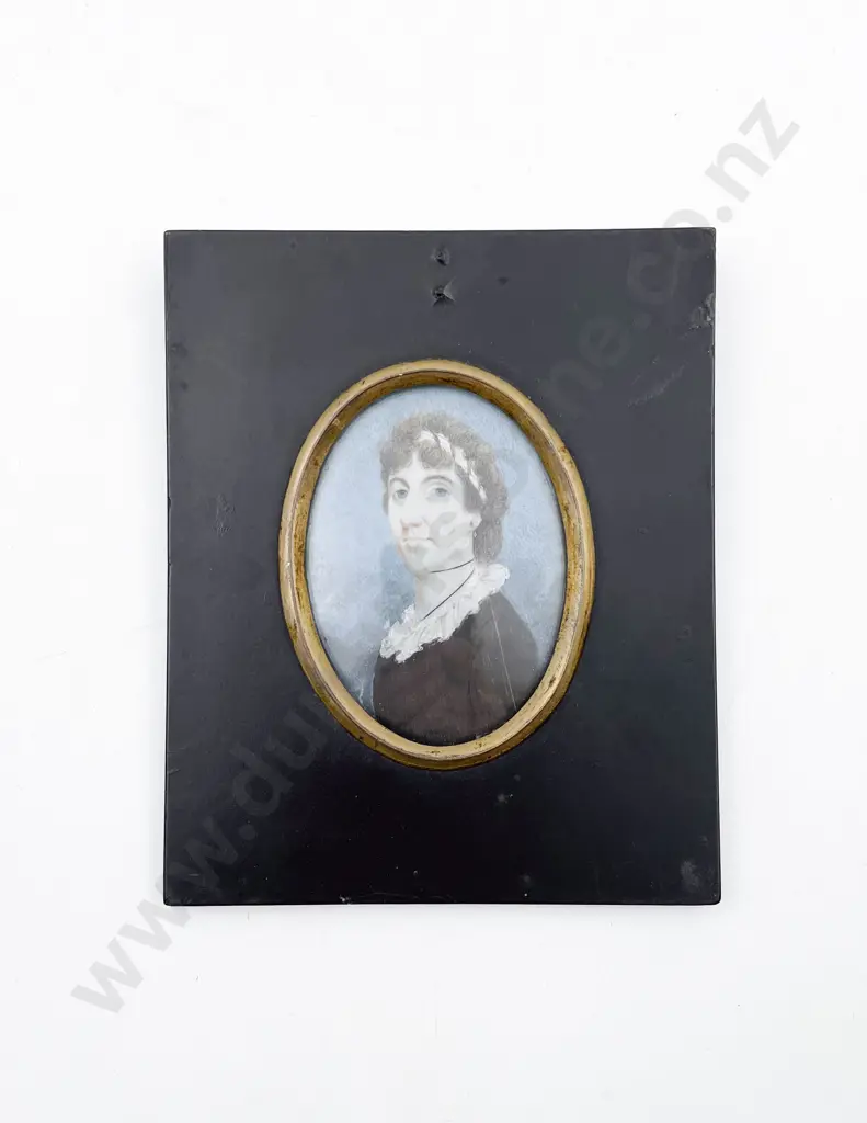 Early C19th Portrait Miniature of a Lady Image 1++