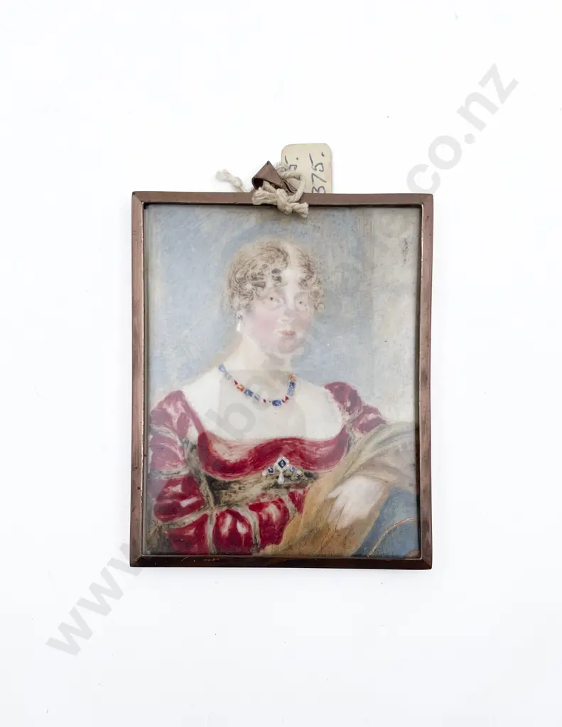 Early C19th Portrait Miniature of a Lady Image 1++