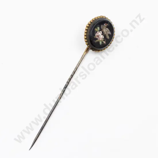 Victorian Micro Mosaic Stick Pin