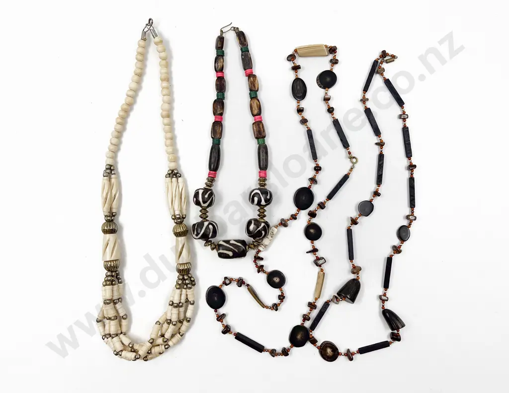 Bone Bead Necklace Image 1++