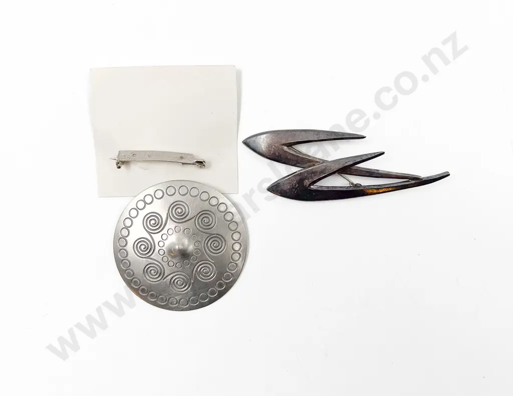 Modern Denmark S/S Brooch Image 1++