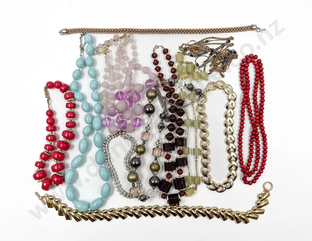 Collection Vintage Fashion Costume Necklaces Image 1++