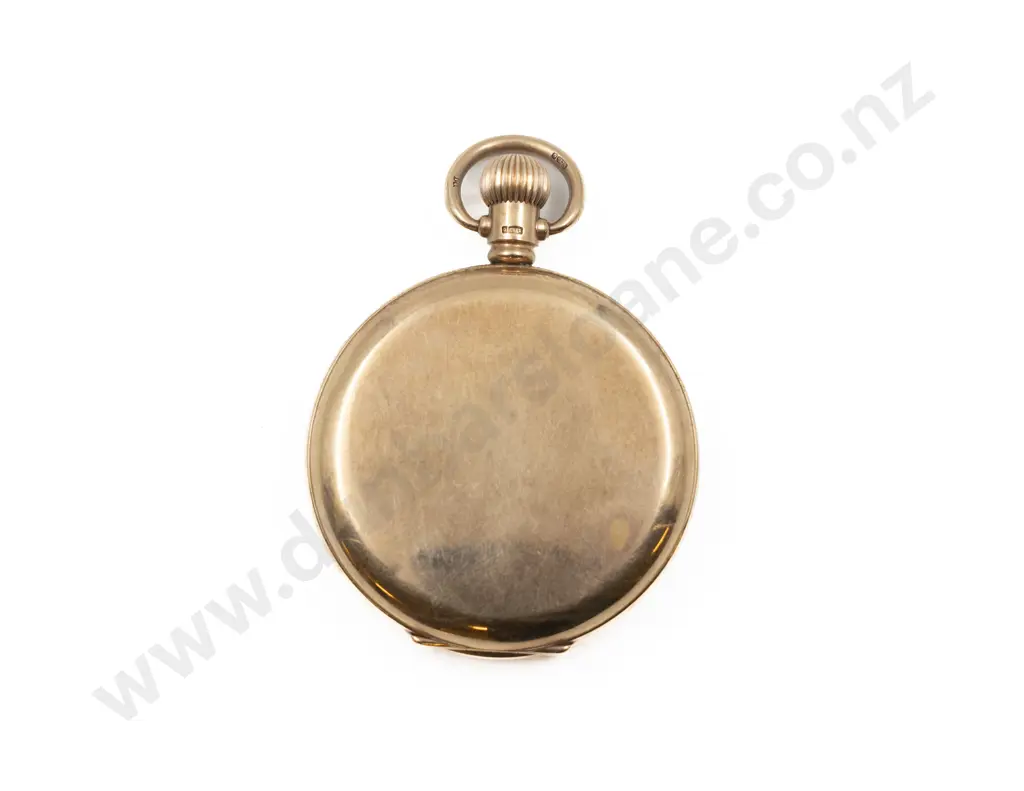9ct Hunter Cased Lever Wind Pocket Watch Image 1++