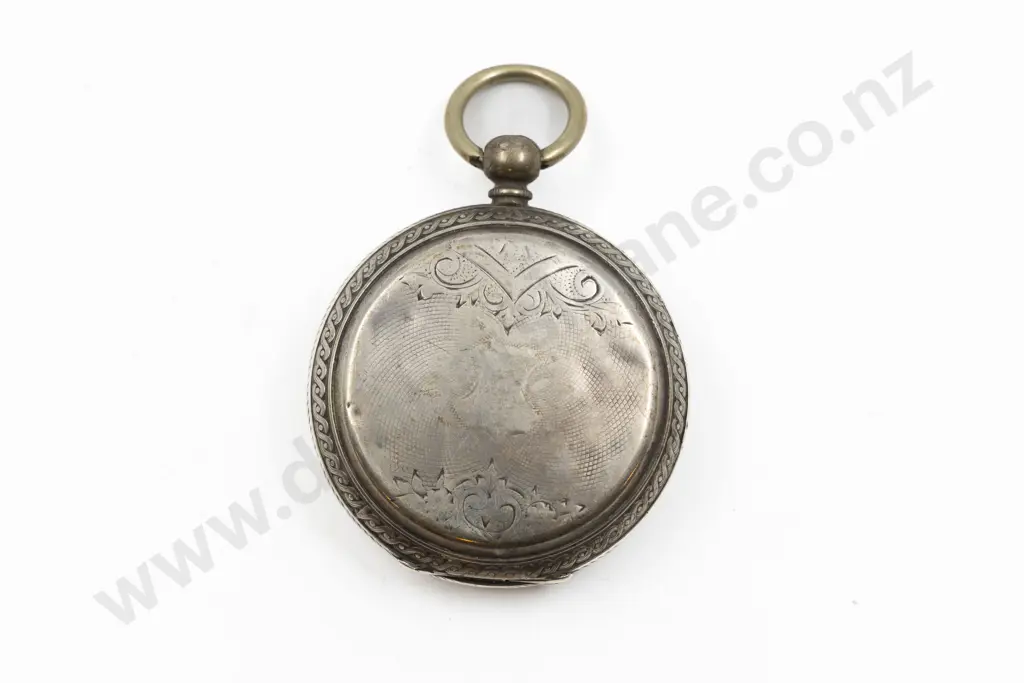 .800 J Dent London Hunter Case Key Wind Pocket Watch Image 1++