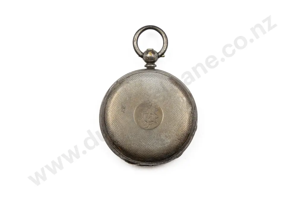 Fine Silver Hunter Cased Key Wind Small Pocket Watch Image 1++