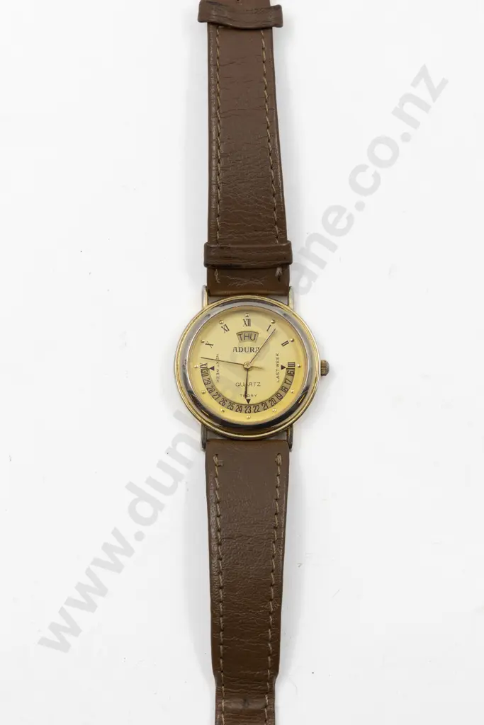 Vintage Adura Chronograph Quartz Ladies Wrist Watch Image 1++