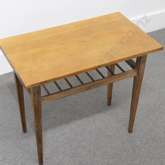 NZ Kauri Occasional Magazine Table