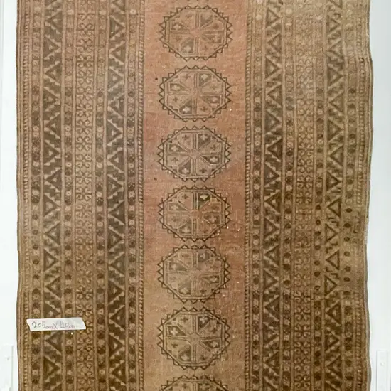 Vintage Faded Bokhara Persian Rug
