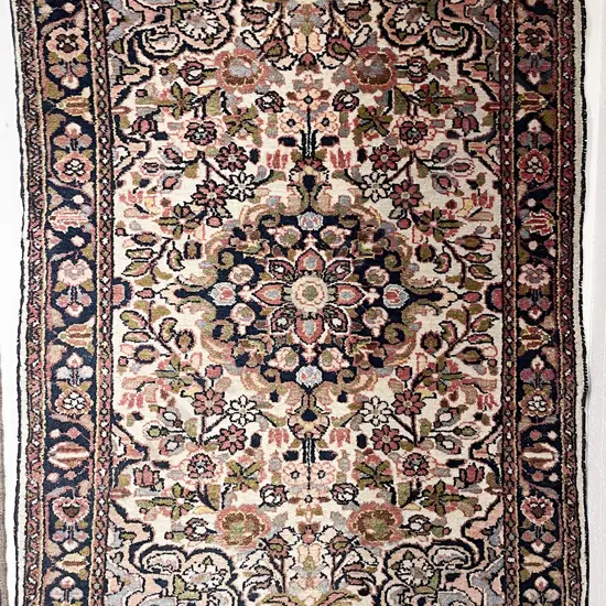 Vintage Floral Patterned Persian Rug