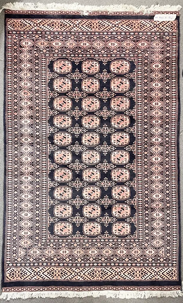 Vintage Bokhara Persian Rug Image 1++