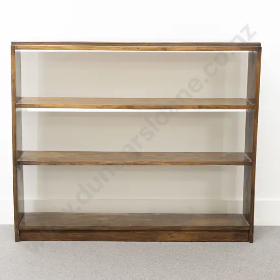 C1960's Three Shelf Beech Bookcase