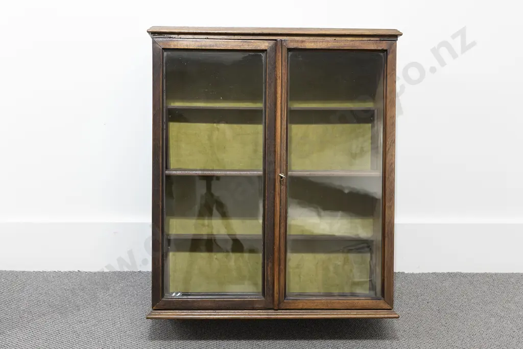 Victorian Mahogany Wall Mounting Cabinet Image 1++