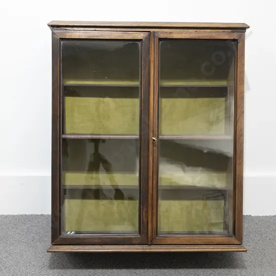 Victorian Mahogany Wall Mounting Cabinet