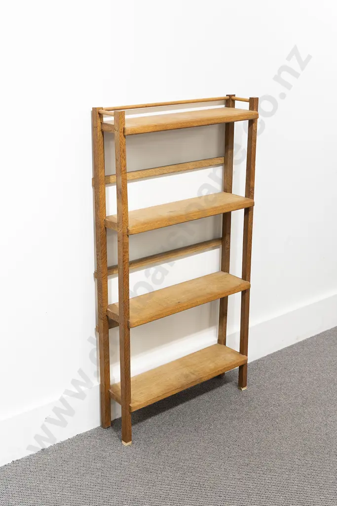 Mid C20th Four Shelf Penguin Paperback Bookcase Image 1++