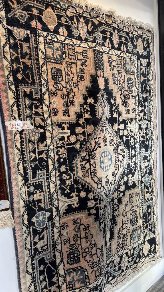 Vintage Faded Persian Rug Image 1++
