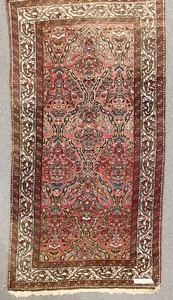 Vintage Triple Medallion Iranian Rug Image 1++