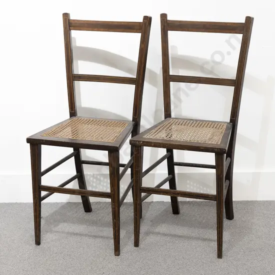 Pair Edwardian Parlour Chairs